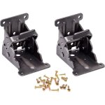 Charni�res autobloquantes 2 pi�ces, attaches de jambe de support pliant et renfort d'angle, pour �tabli ...