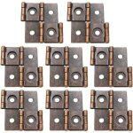 [jamais utilis�] charni�re pour paravent pliable � double action, 8 pi�ces, 46x42mm, rouge vintage, de ...