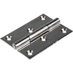 Rs pro - charnière type piano en inox, 70mm x 50mm x 2mm ( prix pour paquet de 2 ) Rs pro - charnière type piano en inox, 70mm x 50mm x 2mm ( prix pour paquet de 2 )