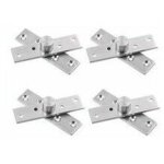 Vurahome - charni�res pivot porte � rotation cach�e de 360 degr�s 4 pcs pivot hinge for door charni�re ...