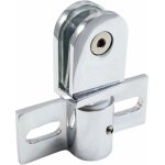 Charni�re pivotante pour porte de douche en verre ? acier inoxydable ? �paisseur verre 6 � 10 mm ? plage ...