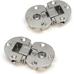 Charni�res de porte d'armoire en deux parties, pour portes d'armoires, biblioth�ques, quincaillerie pour ...