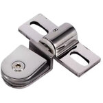 Charni�res de porte de douche en acier inoxydable, pivotantes, faciles � installer et � utiliser dans ...