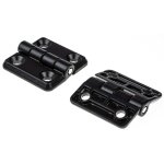 Rs pro - charni�re en zinc moul�, 40mm x 40mm x 5mm ( prix pour paquet de 2 )