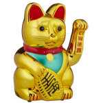 Chat maneki neko xxl agitant la main