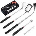Vente chaude - outil de ramassage t�lescopique magn�tique 5 pi�ces, kit d'outils extensible avec lumi�re ...