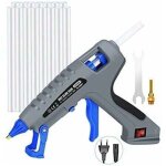Vente chaude - pistolet � colle chaude pistolet en silicon de 200 w, avec 15 pi�ces de 19 cm de contr�le ...