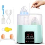 Chauffe - biberon �lectrique rapide 4 en 1 pour lait maternel ou lait maternis� avec �cran lcd et contr�le ...