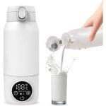 Chauffe - biberon portable sans fil, chauffe biberon nomade 500ml, auto �teint s�curit�, chauffe rapidement ...
