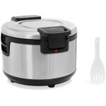 Chauffe cuiseur � riz 19 litres acier inoxydable aluminium pp t�flon argent�