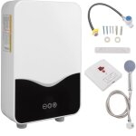 Chauffe - eau instantan� 5500w sans r�servoir, temp�rature constante, fr�quence variable, 220v pour l'ue, ...