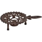 Chauffe - plats rond en fonte avec poigne