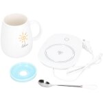 Chauffe - tasse 55? - plaque chauffante imperm�able pour mug � caf�, th� au lait et boissons - 220v