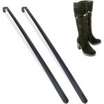 Chausse - pied long, lot de 2, en m�tal, stable, � suspendre, aide pour enfiler vos chaussures, 70 cm, ...