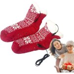 Chaussettes chauffantes auto - aliment�es - chauffantes