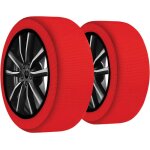 Chaussettes de neige 3d rouges xs