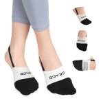 Chaussettes de yoga slingback invisibles avec gel antid�rapant - absorbantes et respirantes pour danse ...