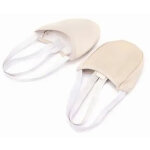 Chaussons de demi - pointe en simili cuir pour cours de danse femmes filles