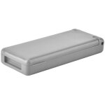 Chaussures de danse latine avec brosse portable pour salsa tango (gris)