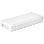 Chaussures de danse latine avec brosse pour salsa tango - portable (blanc)