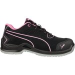 Puma safety shoes - baskets de travail femme s1p puma fuse tc low 644110 - noir - 40