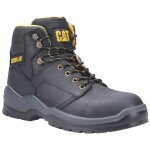 Chaussures de s�curit� hautes ? caterpillar striver noir s3 src ? tige cuir nubuck & nylon waterproof ...