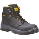 Chaussures de s�curit� hautes ? caterpillar striver noir s3 src ? tige cuir nubuck & nylon waterproof ...