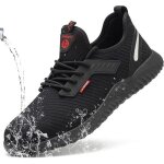 Chaussures de s�curit� homme femmes chaussures de travail embout acier protection ultra l�g�re et indestructib ...