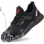 Chaussures de s�curit� homme femmes chaussures de travail embout acier protection ultra l�g�re respirant ...