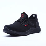 Chaussures de s�curit� homme femme chaussures de travail l�g�re respirant embout acier protection basket ...