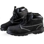 Chaussures de s�curit� et travail noir montantes cuir nubuck normes en 20345 s1 taille - 44