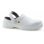 Chaussures de travail agroalimentaire okenite clog esd sb - blanc 44