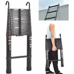 Chelle tlescopique pliable en aluminium - 6, 2 m - chelle coulissante antidrapante - pour camping ...