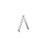 Escalux - echelle aluminium semi - professionnelle transformable 2 x 8 haut travail 4, 62 m tr2