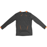 Chemise homme respirante fitness entra�nement manches longues imprim� sportif ext�rieur gris fonc� m