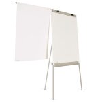 Chevalet de confrence trpied 70x100 cm - tableau blanc - magntique