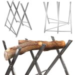 Chevalet de sciage, 84 cm x 80 cm x 80 cm, acier tr�s r�sistant , charge maximale 100 kg, chevalet de ...