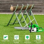 Chevalet de sciage en acier galvanis - avec dents - max. 100kg - pliable 848080cm