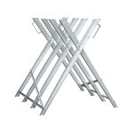 Chevalet de sciage galvanisé réglable avec poignées porte bûche 150kg 4 supports de train - swanew Chevalet de sciage galvanisé réglable avec poignées porte bûche 150kg 4 supports de train - swanew