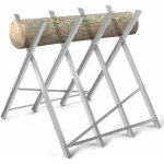 Chevalet de sciage pliable en acier charge 100kg, tr�teau portable avec dents de scie � encoches pour ...