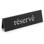 Chevalet de table r�serv� 130x30x(h)38mm - hendi