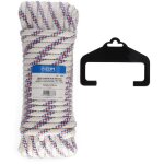 Edm - cheveau 15 mt. polyester drisse tricolore haute tenacit. calibre 10 mm