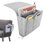 Chevet canap� organisateur, poche de lit de chevet, sac de rangement � suspendre, pour t�l�phone, t�l�commande ...