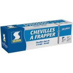 Cheville clous vis à frapper semin - 6 x 40 mm - boite de 200 Cheville clous vis à frapper semin - 6 x 40 mm - boite de 200