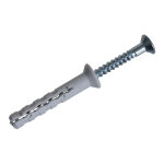 Hqpro - clou vis nylon turbo jet g&b t�te frais�e 6x55 mm - boite de 100 - 93030