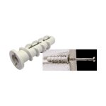 Ing fixations - cheville gb pour beton cellulaire m8 l. 60mm d. p 12mm boite de 25 - a170415