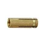 Cheville laiton m8 l. 28 mm spit - boîte de 100 - 062460 Cheville laiton m8 l. 28 mm spit - boîte de 100 - 062460