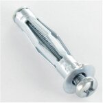 Vis express - cheville metal plaque platre avec vis m4x41 - 400 pices
