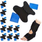 Chevill�re, lot de 10, attelle cheville, poches de gel, bandage pied chaud froid, prot�ge - cheville, ...