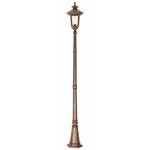 Chicago - lampadaire extrieur moyen 1 lumire patine bronze rouill ip44, e27 - elstead